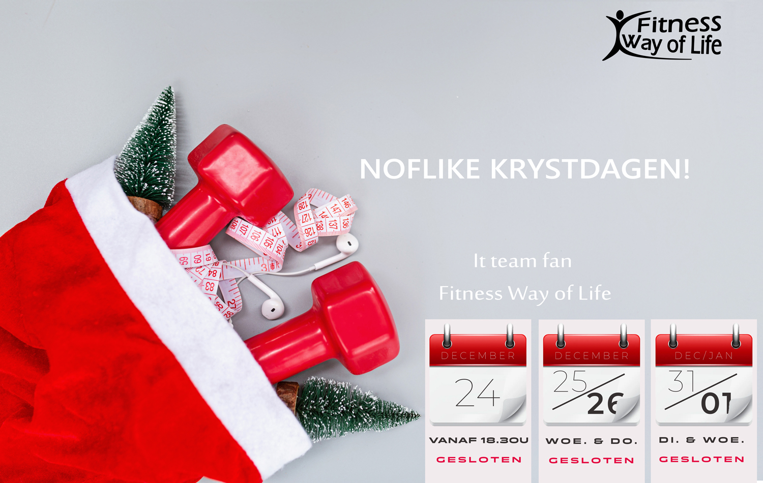 Tussen kerst en oud&nieuw normaal open!!