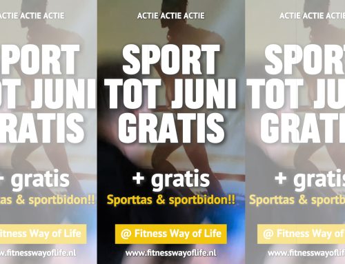 Sport tot juni Gratis! + gratis bidon & sporttas